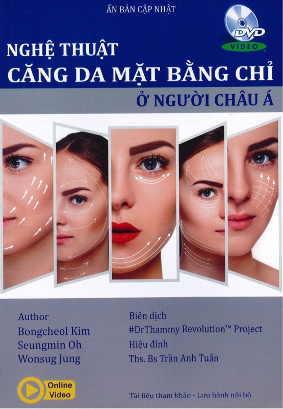 Bìa sách Nghệ thuật căng da mặt bằng Chỉ ở người Châu Á của Bongcheol Kim, Seungmin Oh, Wonsug Jung