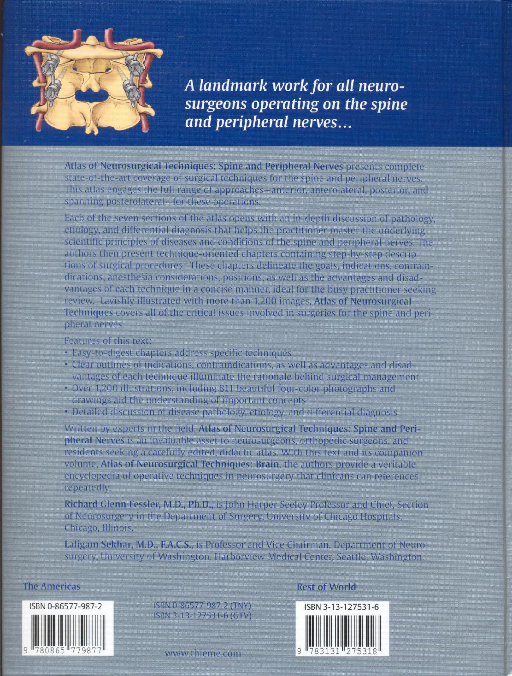 Atlas of Neurosurgical Techniques Spine and Peripheral Nerves