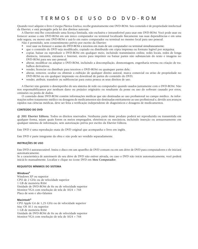 Bìa sách Cirurgia Plástica Estética phần 3