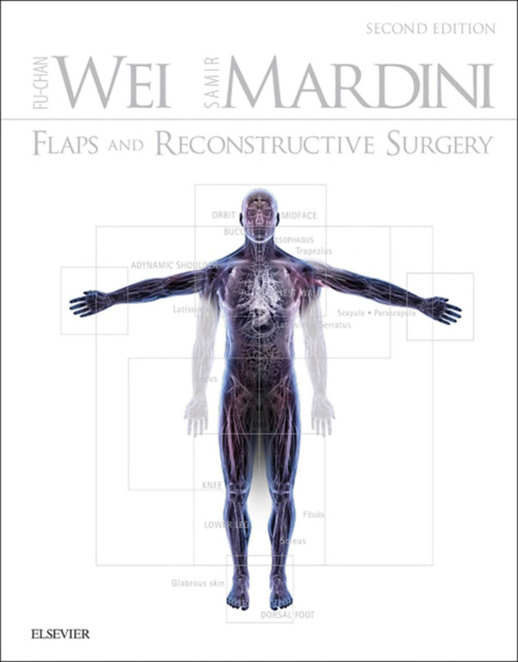 Bìa sách Flaps and Reconstructive Surgery Second Edition của Fu-Chan Wei và Samir Mardini