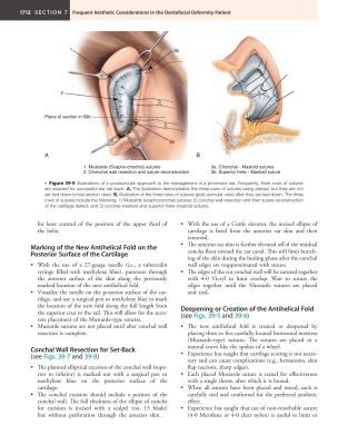 bìa sách Orthognathic Surgery 2 part 7 phẫu thuật tạo hình tai và trẻ hóa mặt cổ