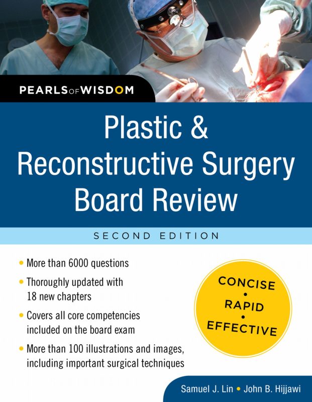 Bìa sách Plastic and Reconstructive Surgery Board Review Pearls of Wisdom Second Edition